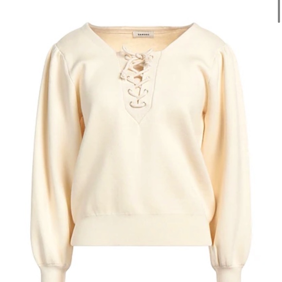 Sandro Ivory Sweater - Picture 3 of 3